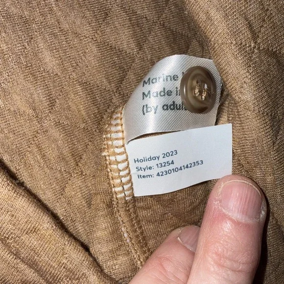 Marine Layer Shacket Men's 2xl Tan Corbet Quilted Shirt Jacket Casual Overshirt - Picture 8 of 10